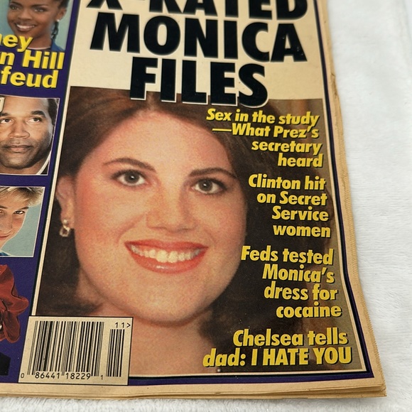 Star Tabloid-March 16, 1999-Monica Lewinsky, Whitney Houston,OJ & Rodman - Picture 2 of 8